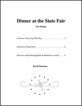 Dinner at the State Fair Orchestra sheet music cover